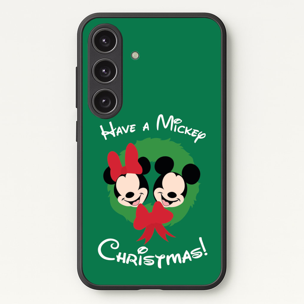 Have A Mickey Christmas Phone Case - Galaxy S24 Plus / Standard