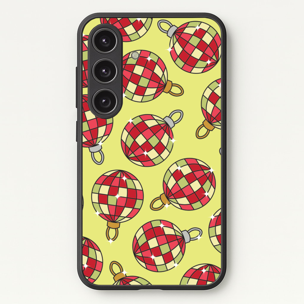 Disco Baubles Pattern Phone Case - Galaxy S24 Plus / Standard