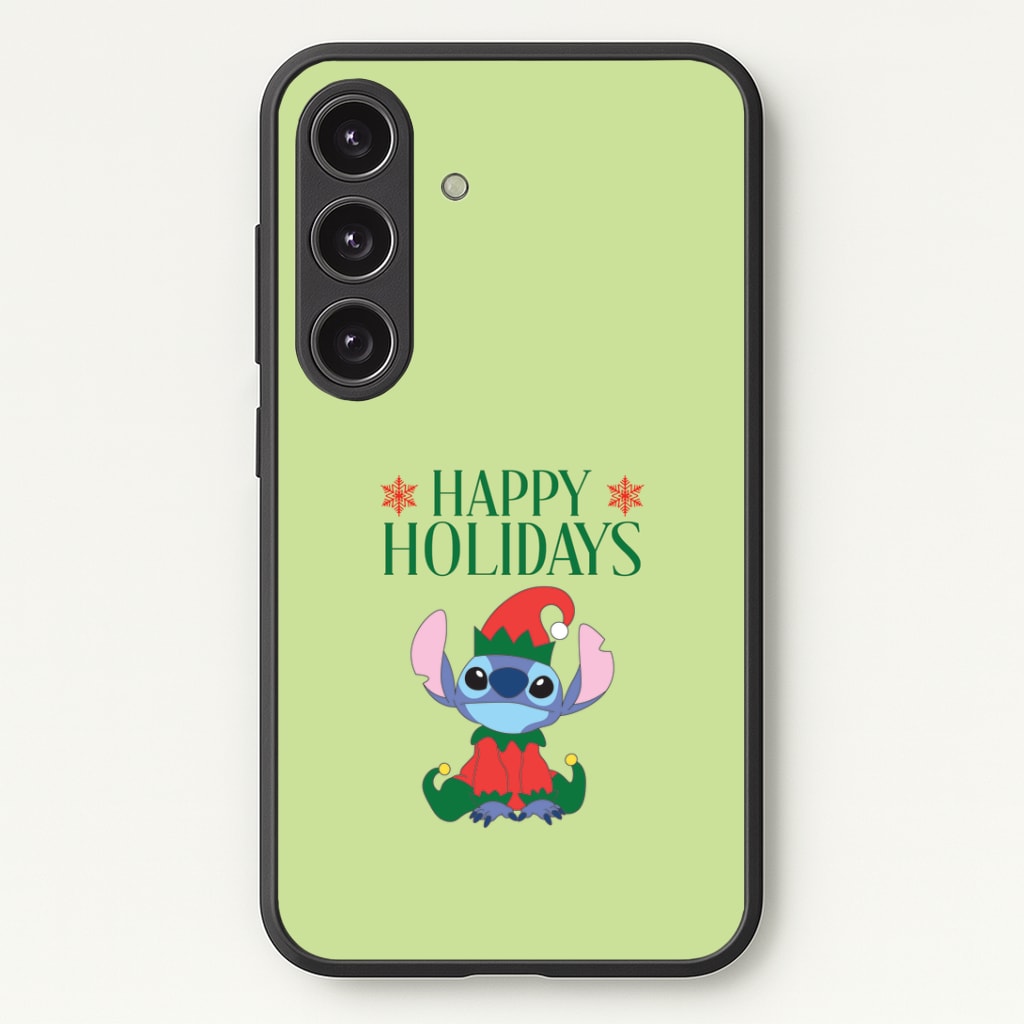 Cute Blue Alien Elf Phone Case - Galaxy S24 Plus / Standard