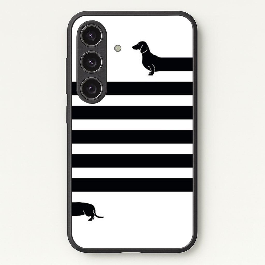 Dachshund Wrapped Phone Case - Galaxy S24 Plus / Standard