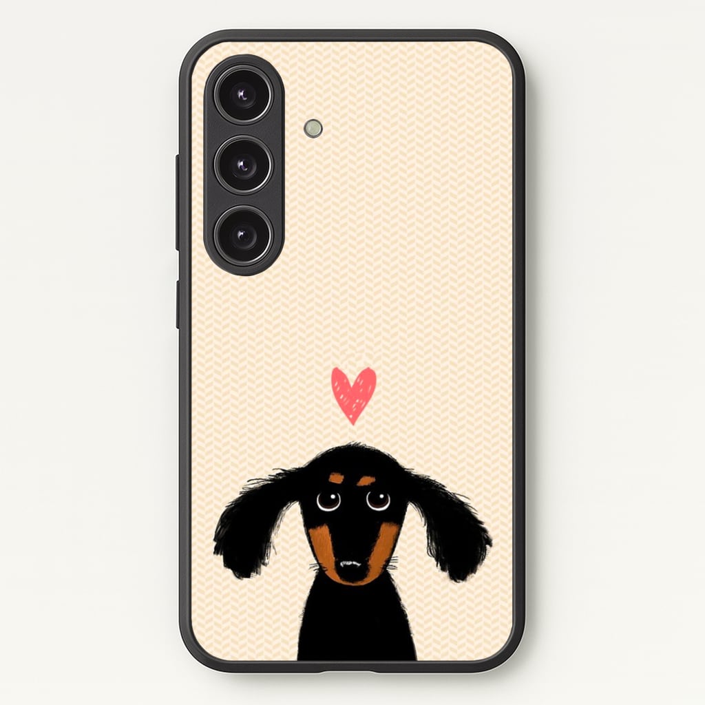 Dachshund Puppy Love Phone Case - Galaxy S24 Plus / Standard
