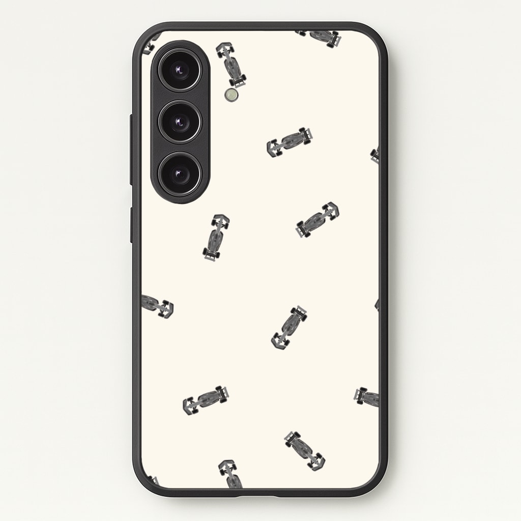 Race Cars Pattern Off White Phone Case