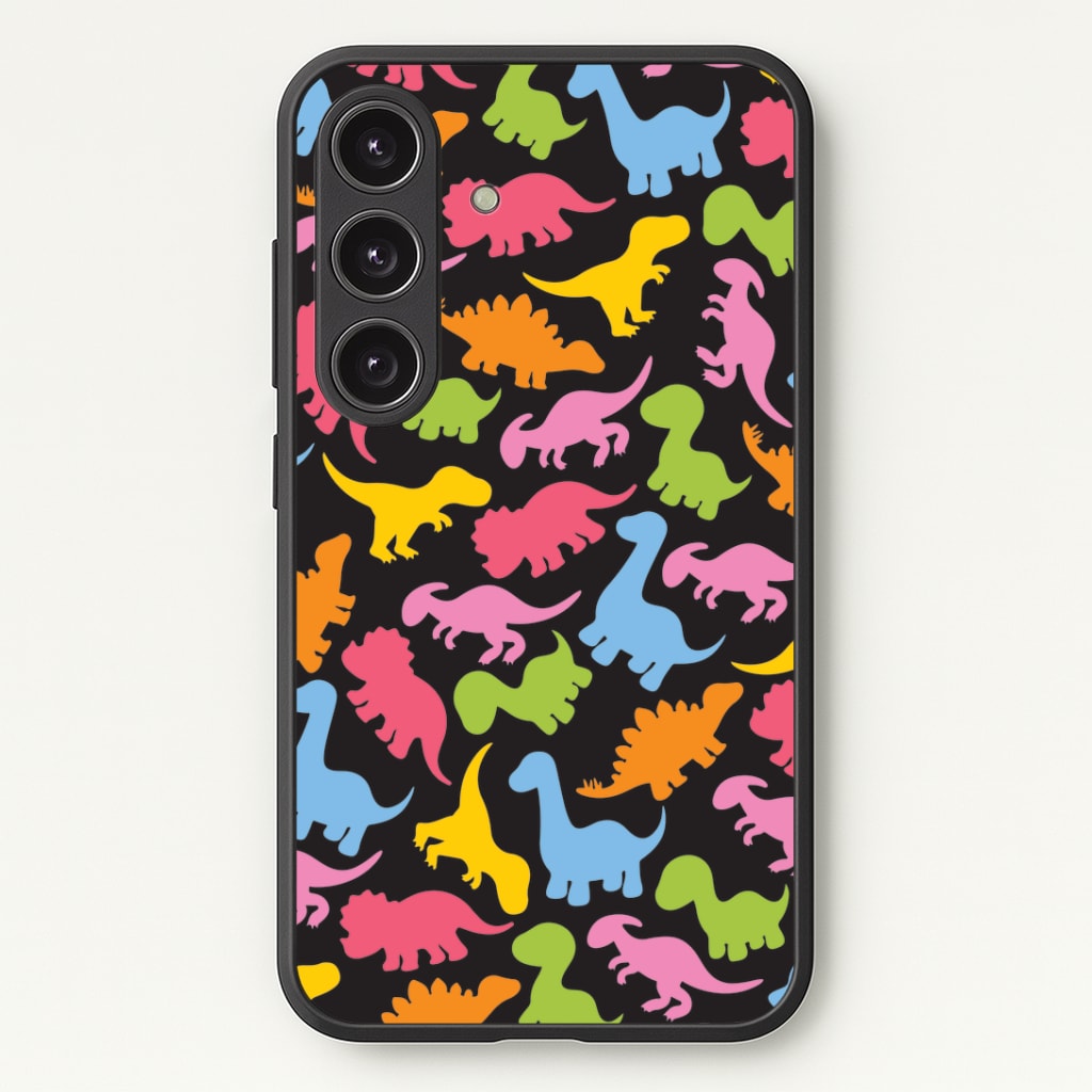Dinosaurs Collage - Dinosaurs Phone Case - Galaxy S24 Plus / Standard