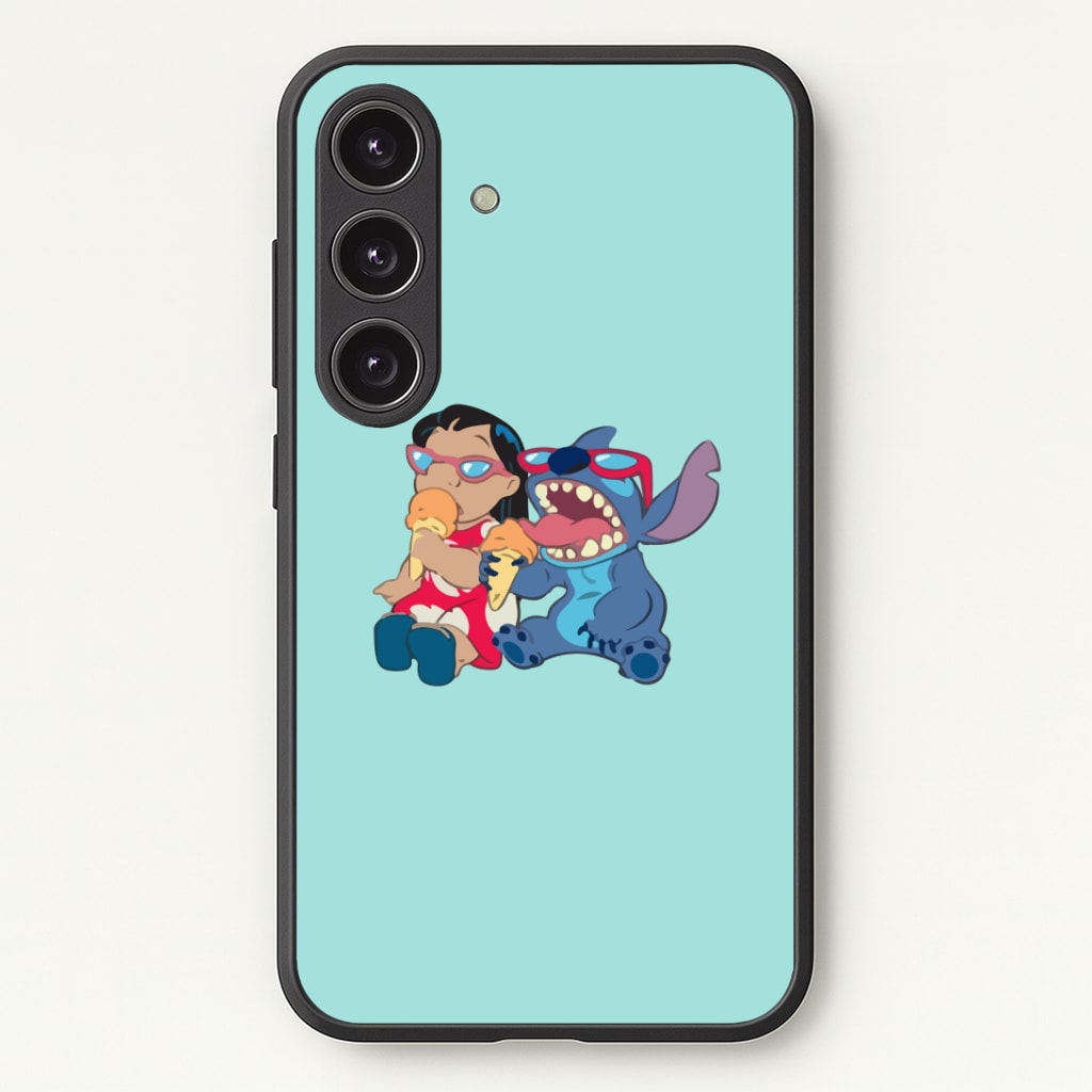 Ice Cream Alien Blue Phone Case - Galaxy S24 Plus / Standard