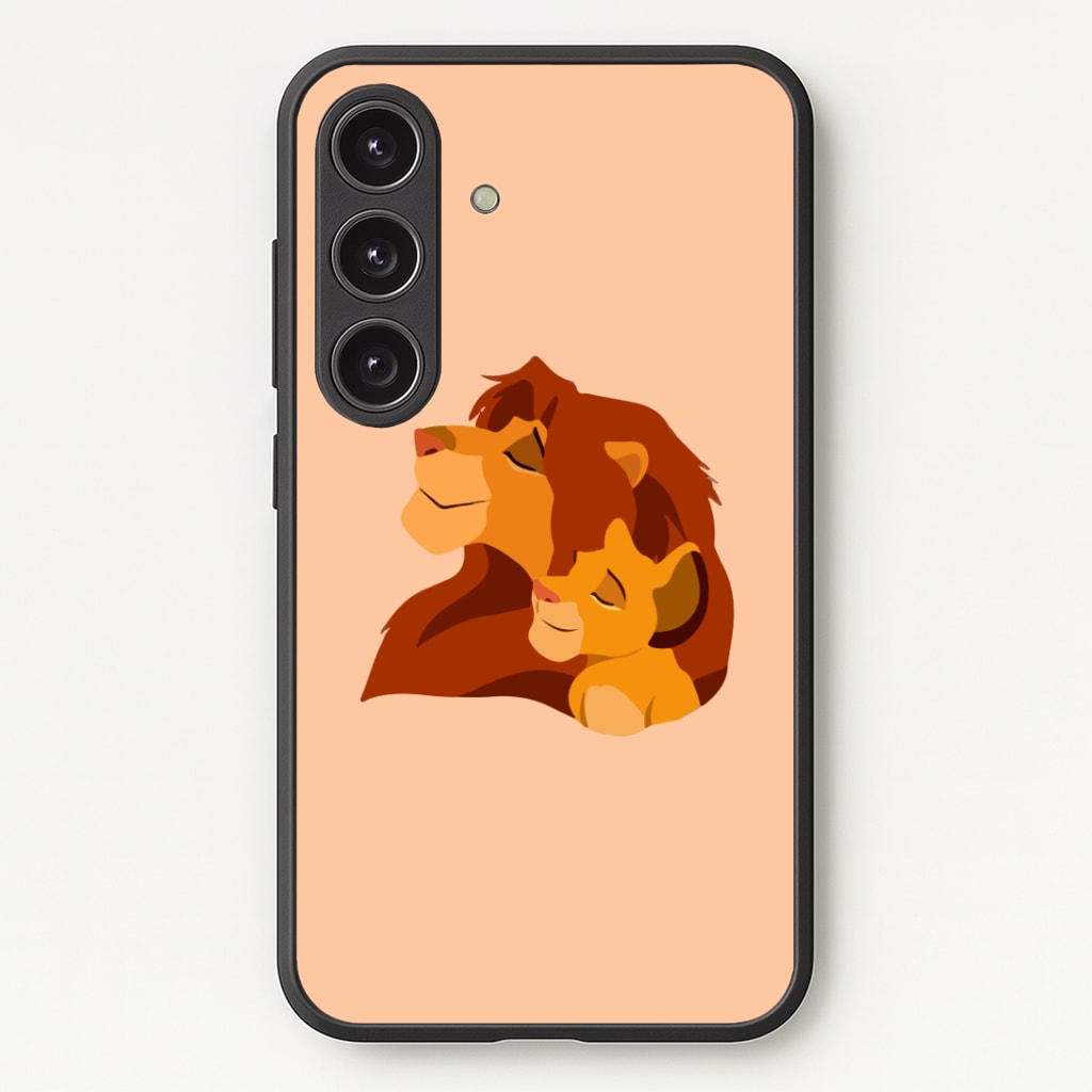 King Lion And Cub Phone Case - Galaxy S24 Plus / Standard