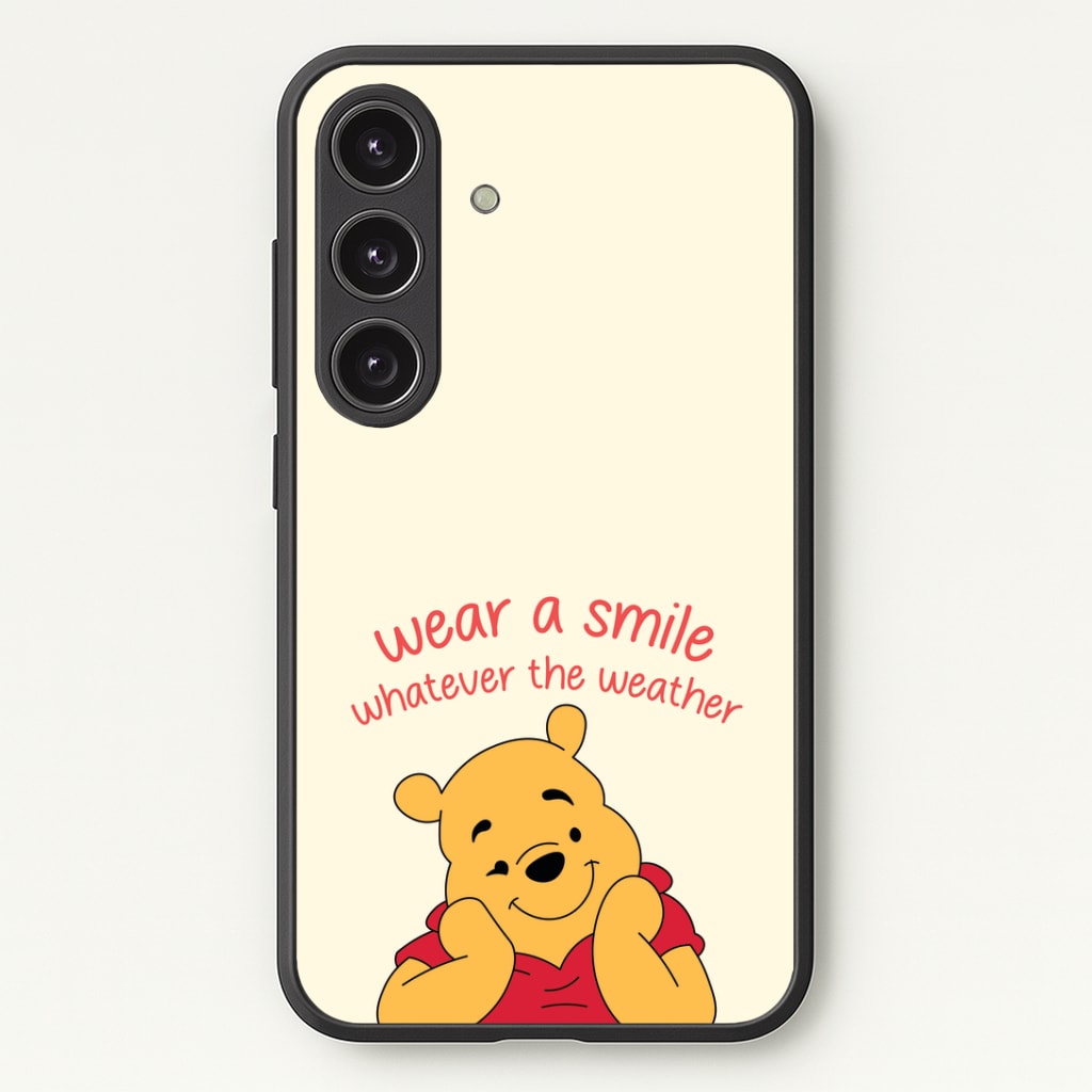 Wear A Smile Whatever The Weather Phone Case - Galaxy S24 Plus / Standard