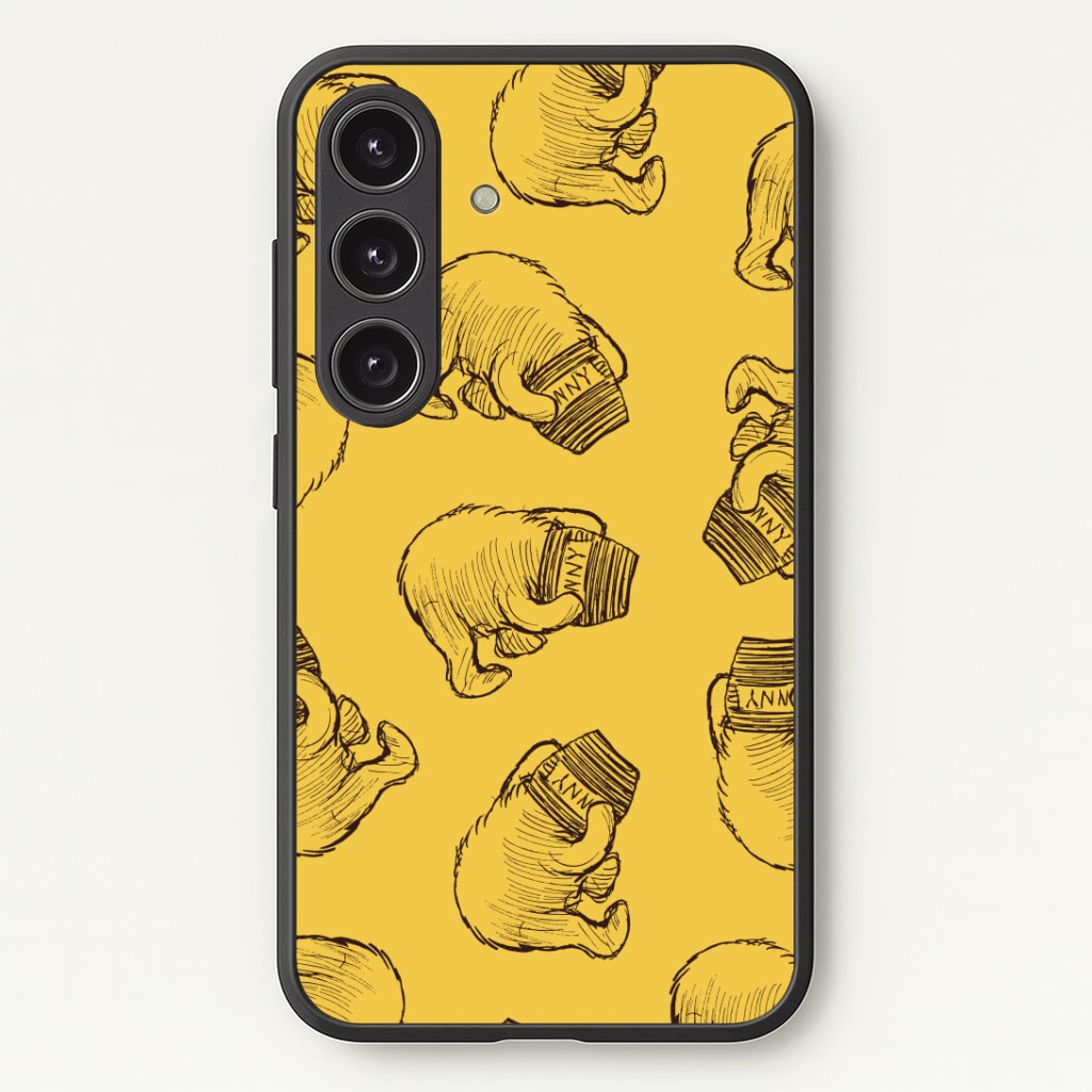 Winnie Honey Pot Pattern Phone Case - Galaxy S24 Plus / Standard
