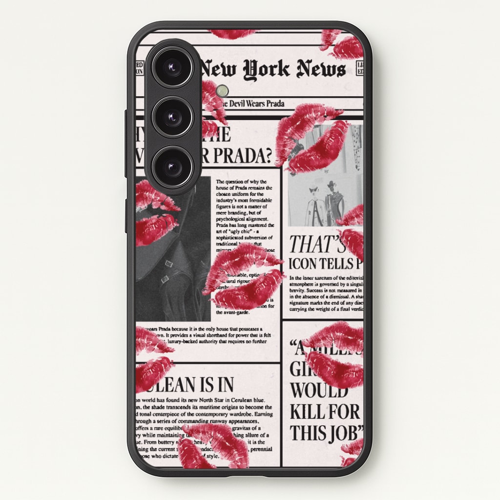 Headline Kisses Phone Case