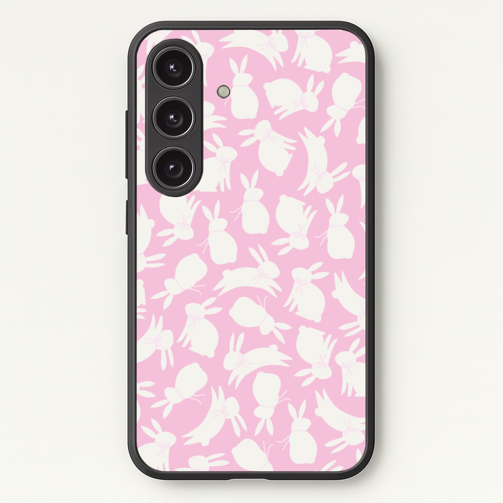 Bunnies And Bows - Easter Patterns Phone Case - Galaxy S24 Plus / Standard