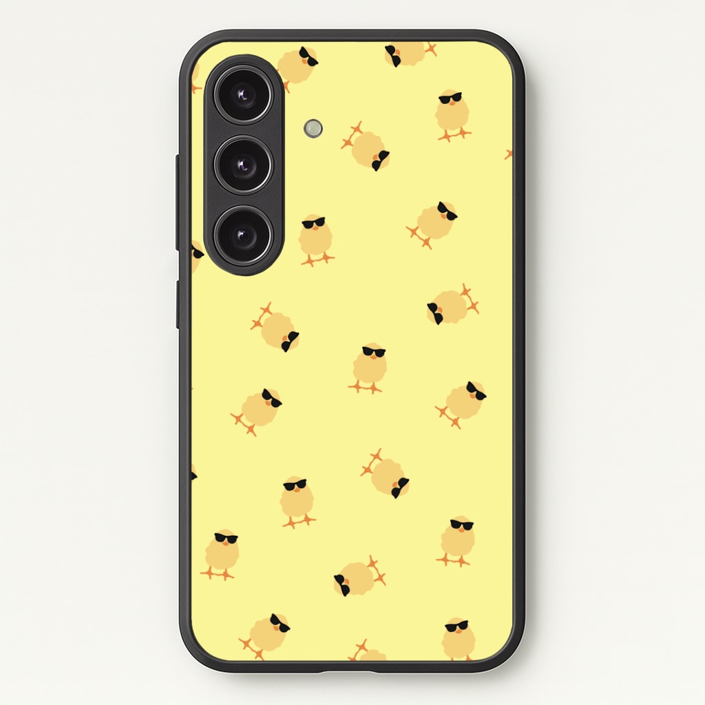 Chicks With Sunglasses Pattern Phone Case - Galaxy S24 Plus / Standard