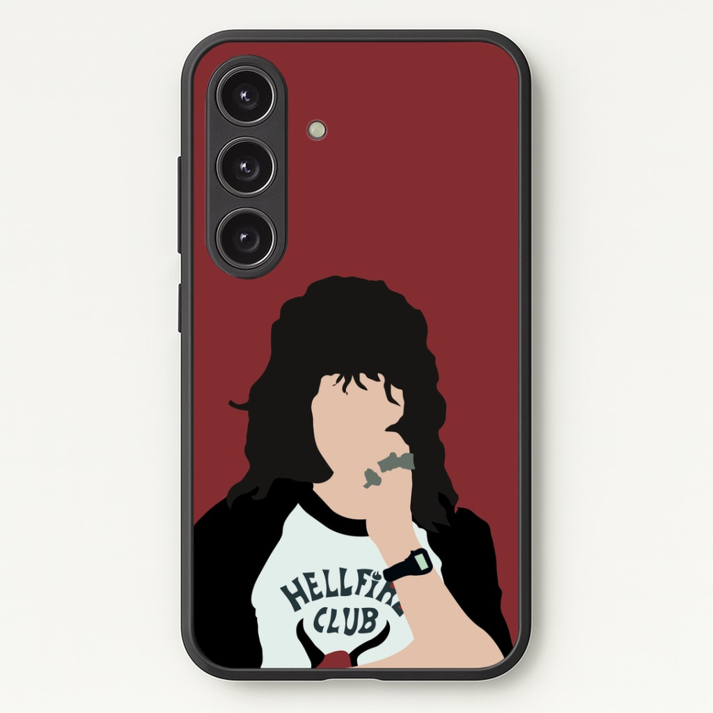 Eddie Munson Hellfire Phone Case - Galaxy S24 Plus / Standard