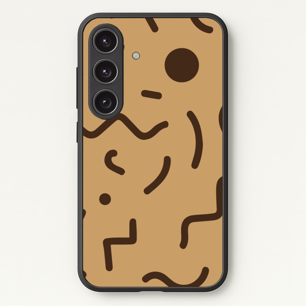 Nude Abstract Pattern - Eighties Phone Case - Galaxy S24 Plus / Standard