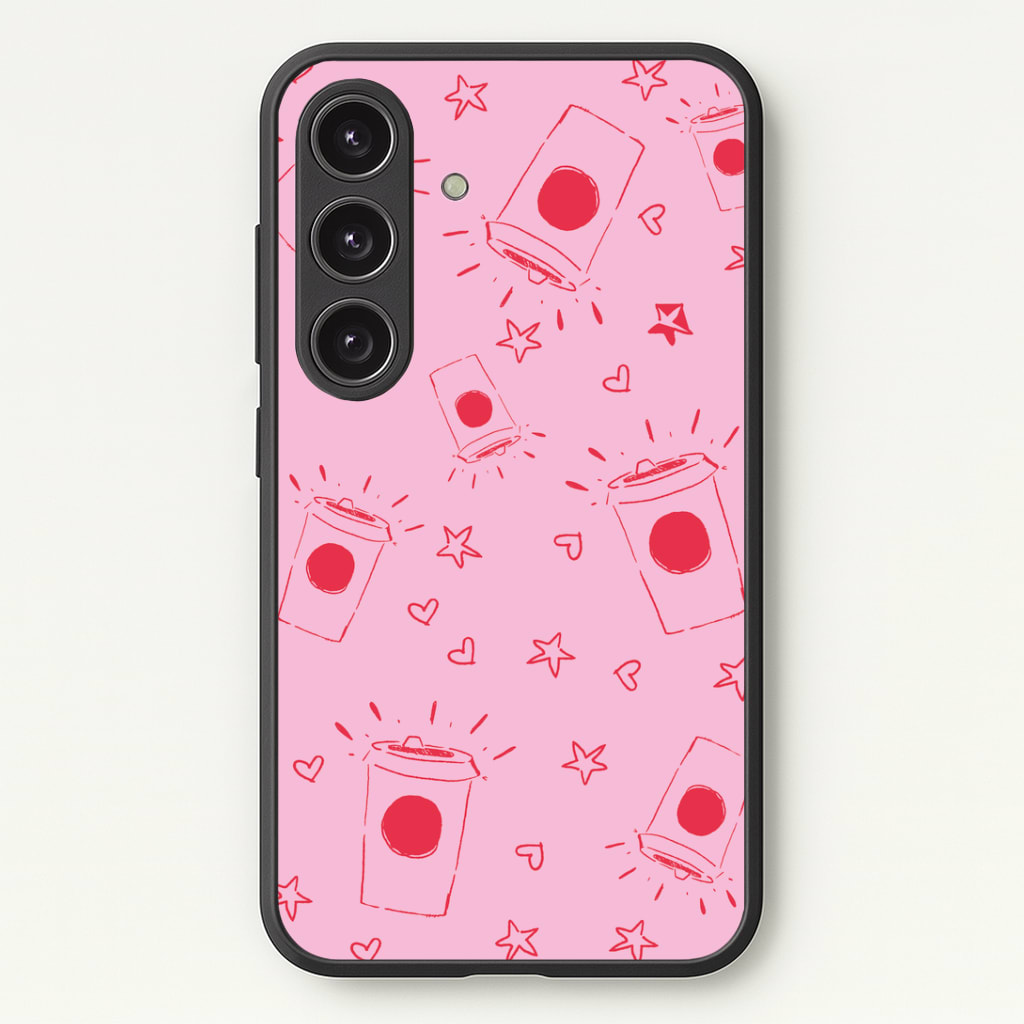 Coffee Pattern - Chamberlain Phone Case - Galaxy S24 Plus / Standard