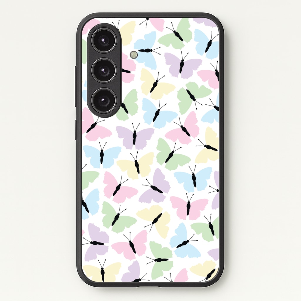 Multi Coloured Butterfly - Butterfly Patterns Phone Case - Galaxy S24 Plus / Standard