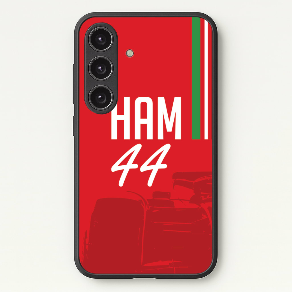 Dark Red Hamilton 44 Phone Case - Galaxy S24 Plus / Standard
