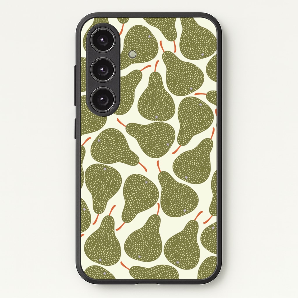 Pears - Fruit Patterns Phone Case - Galaxy S24 Plus / Standard