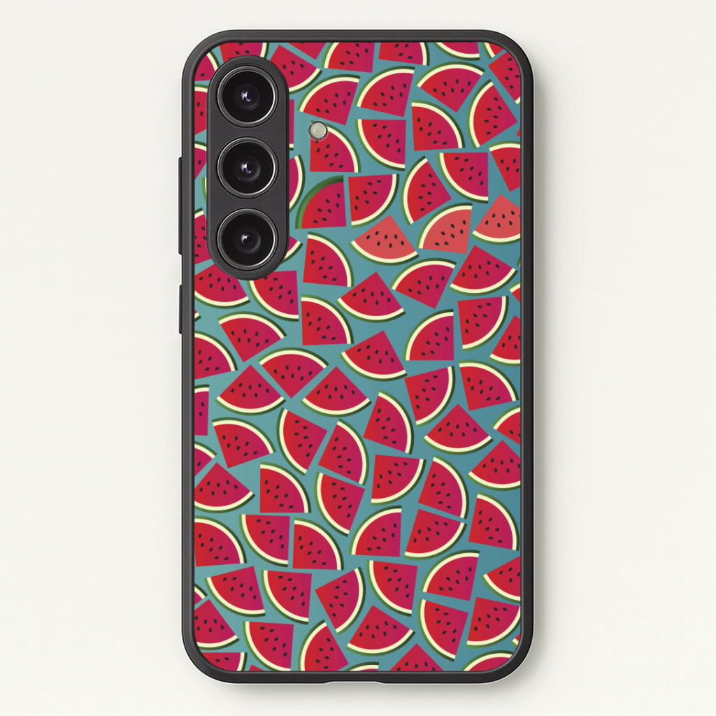 Watermelons - Fruit Patterns Phone Case - Galaxy S24 Plus / Standard