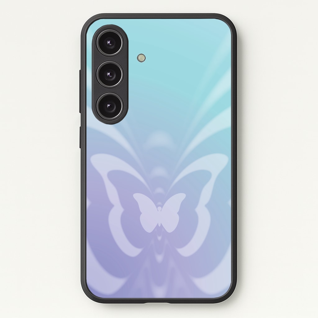 Butterfly Gradient Purple Phone Case - Galaxy S24 Plus / Standard