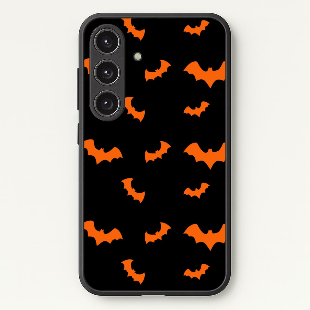 Orange Bat Phone Case - Galaxy S24 Plus / Standard