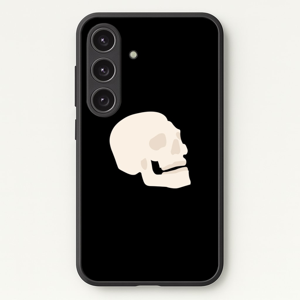 Skull Outline - Halloween Phone Case - Galaxy S24 Plus / Standard