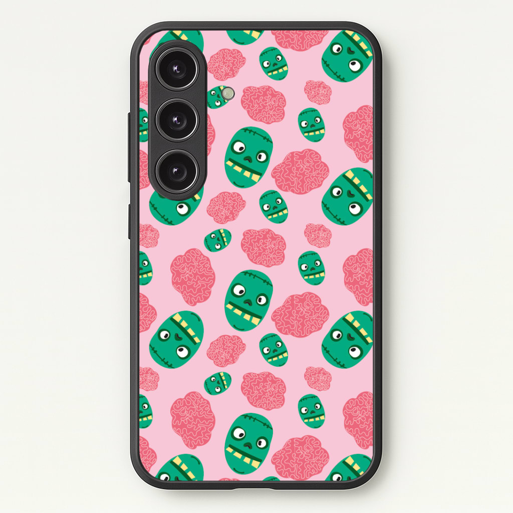 Frankenstein And Brains - Halloween Phone Case - Galaxy S24 Plus / Standard