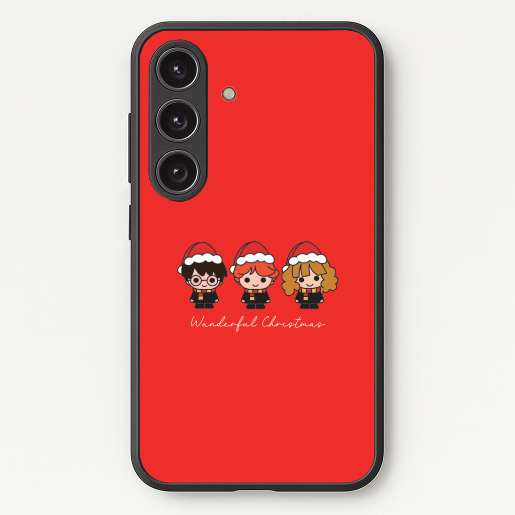 Wizards With Christmas Hats Phone Case - Galaxy S24 Plus / Standard