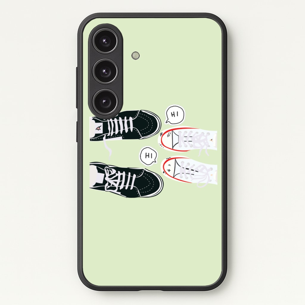 Hi - Heart TV Phone Case - Galaxy S24 Plus / Standard