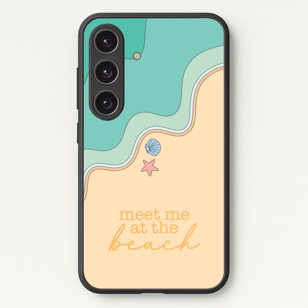 Meet Me At The Beach - Summer Phone Case - Galaxy S24 Plus / Standard