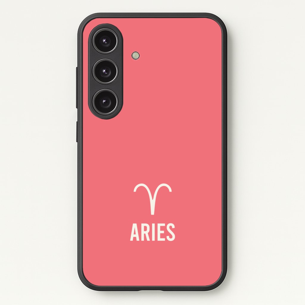 Aries Pastel Zodiac Phone Case - Galaxy S24 Plus / Standard