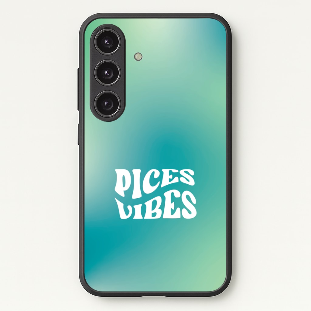 Pices Vibes Gradient Zodiac Phone Case - Galaxy S24 Plus / Standard