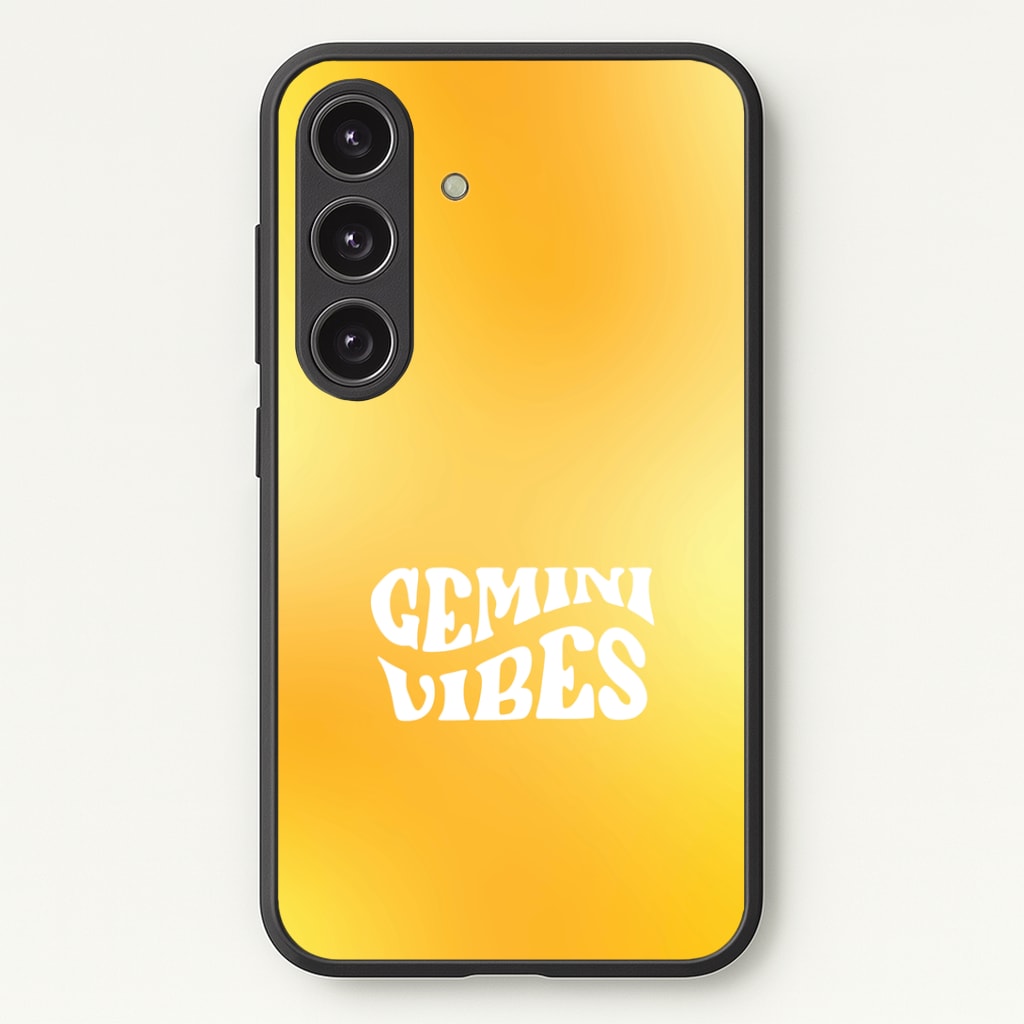 Gemini Vibes Gradient Zodiac Phone Case - Galaxy S24 Plus / Standard