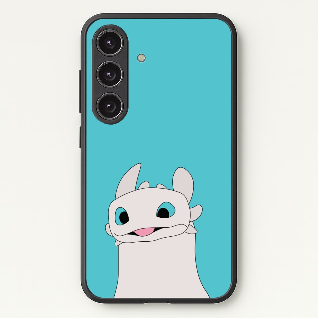 White Fury Dragon Phone Case - Galaxy S24 Plus / Standard