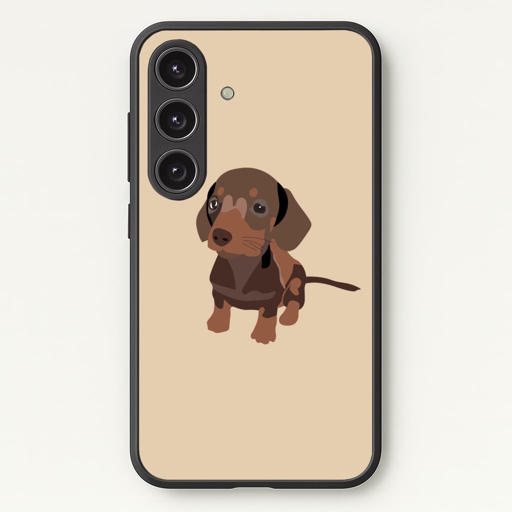 Brown - Dachshunds Phone Case - Galaxy S24 Plus / Standard