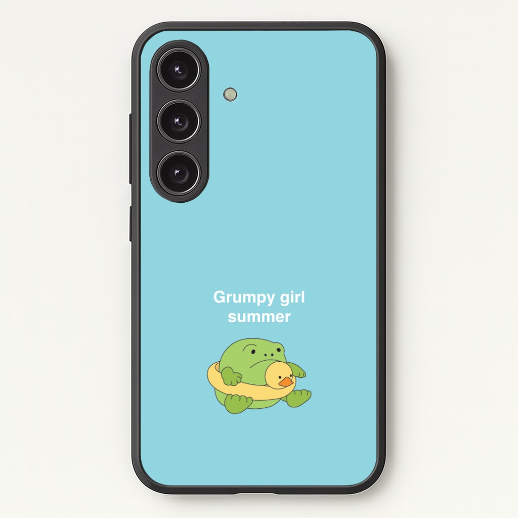 Grumpy Girl Summer - Plushy Phone Case - Galaxy S24 Plus / Standard
