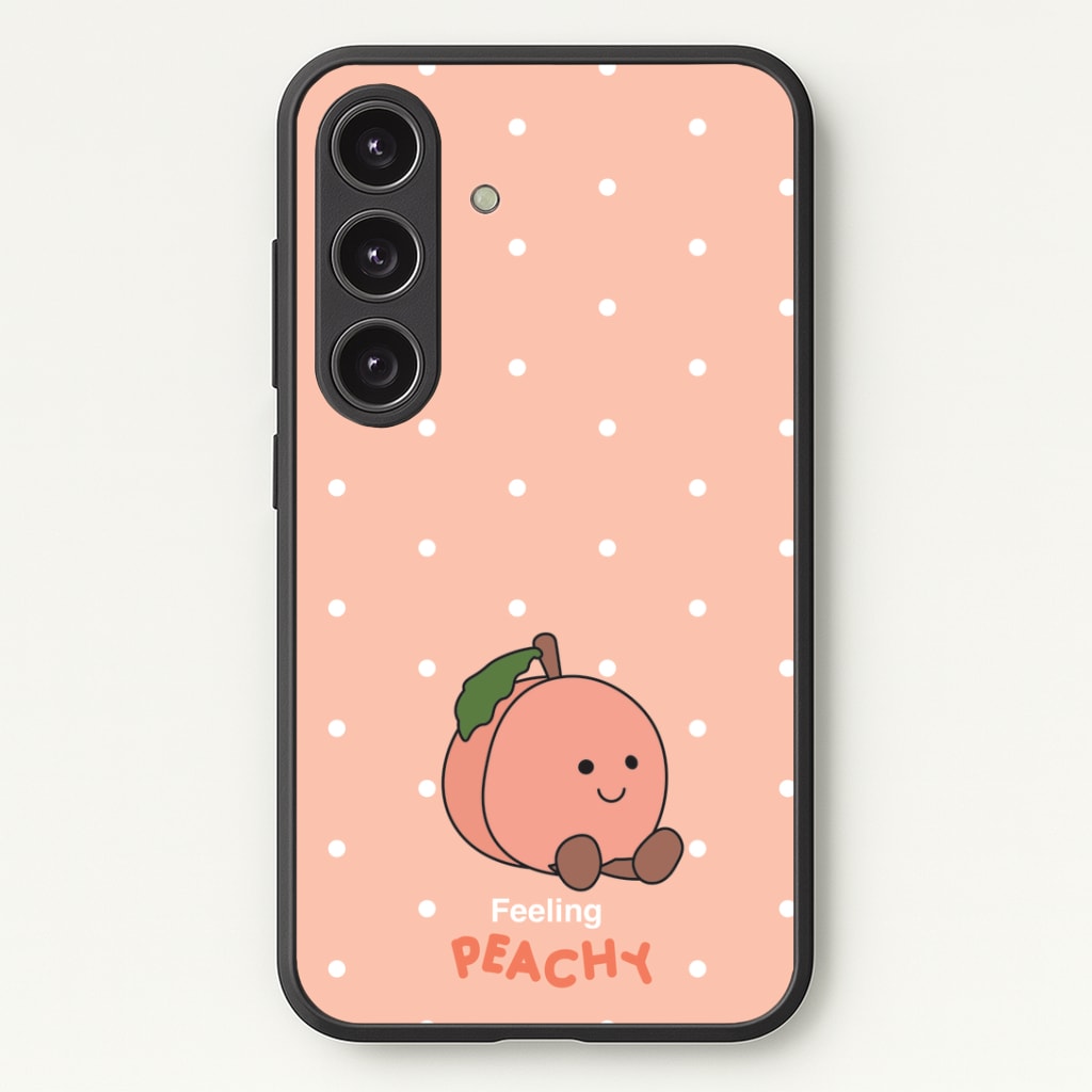 Peach Pattern Phone Case - Galaxy S24 Plus / Standard