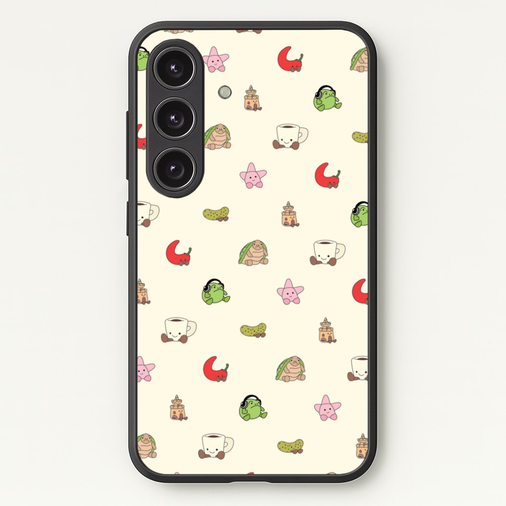Plushies Pattern Phone Case - Galaxy S24 Plus / Standard