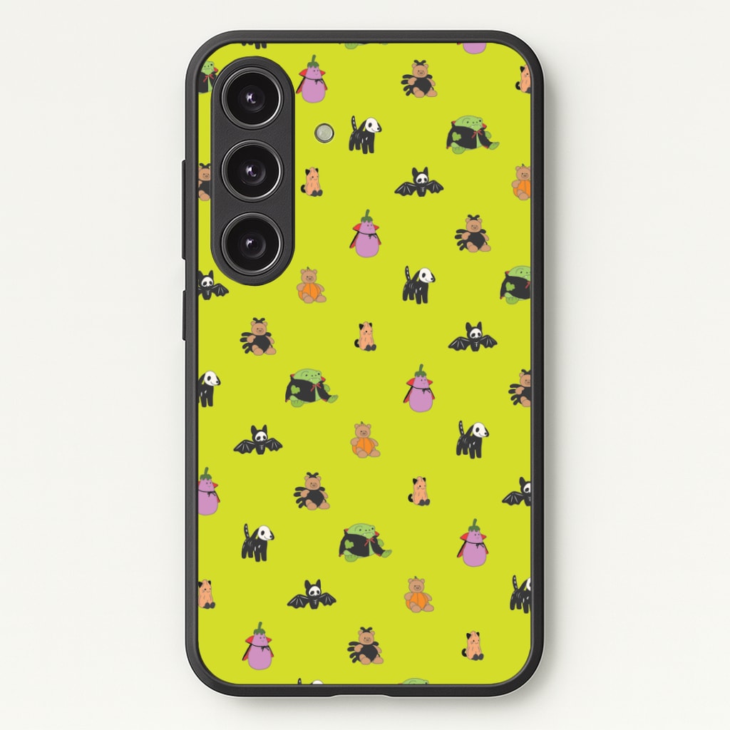 Halloween Plushies Pattern III - Halloween Phone Case - Galaxy S24 Plus / Standard