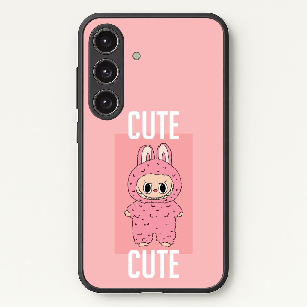Cute Pink Monster Phone Case - Galaxy S24 Plus / Standard
