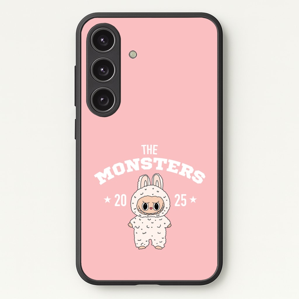 Cute Monster 2025 Pink Phone Case - Galaxy S24 Plus / Standard