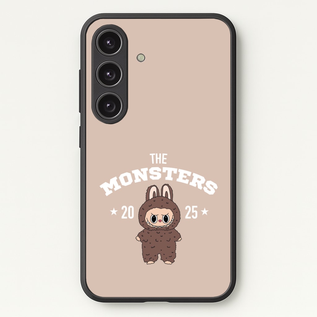 Cute Monster 2025 Biege Phone Case - Galaxy S24 Plus / Standard