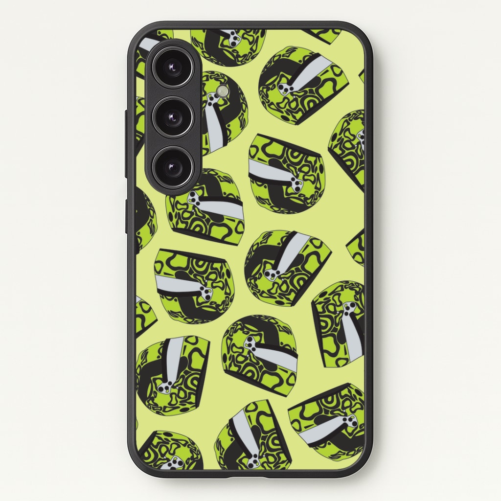 Lando Helmet Pattern Phone Case - Galaxy S24 Plus / Standard
