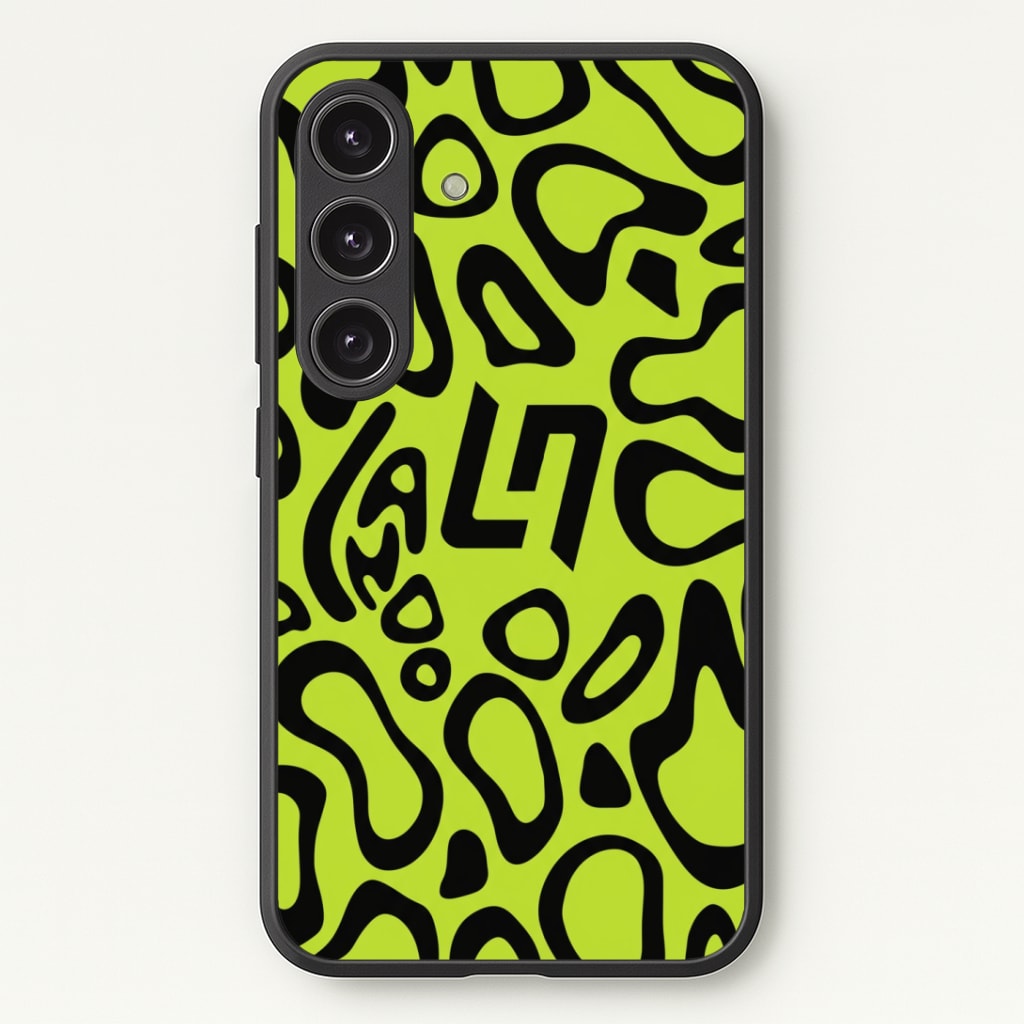 Norris Helmet Pattern Phone Case - Galaxy S24 Plus / Standard