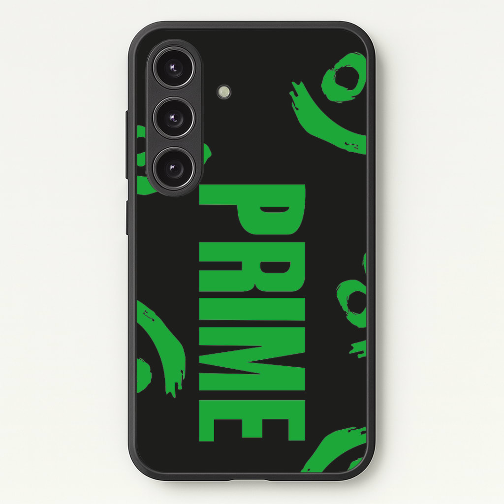 Prime - Green And Black Phone Case - Galaxy S24 Plus / Standard
