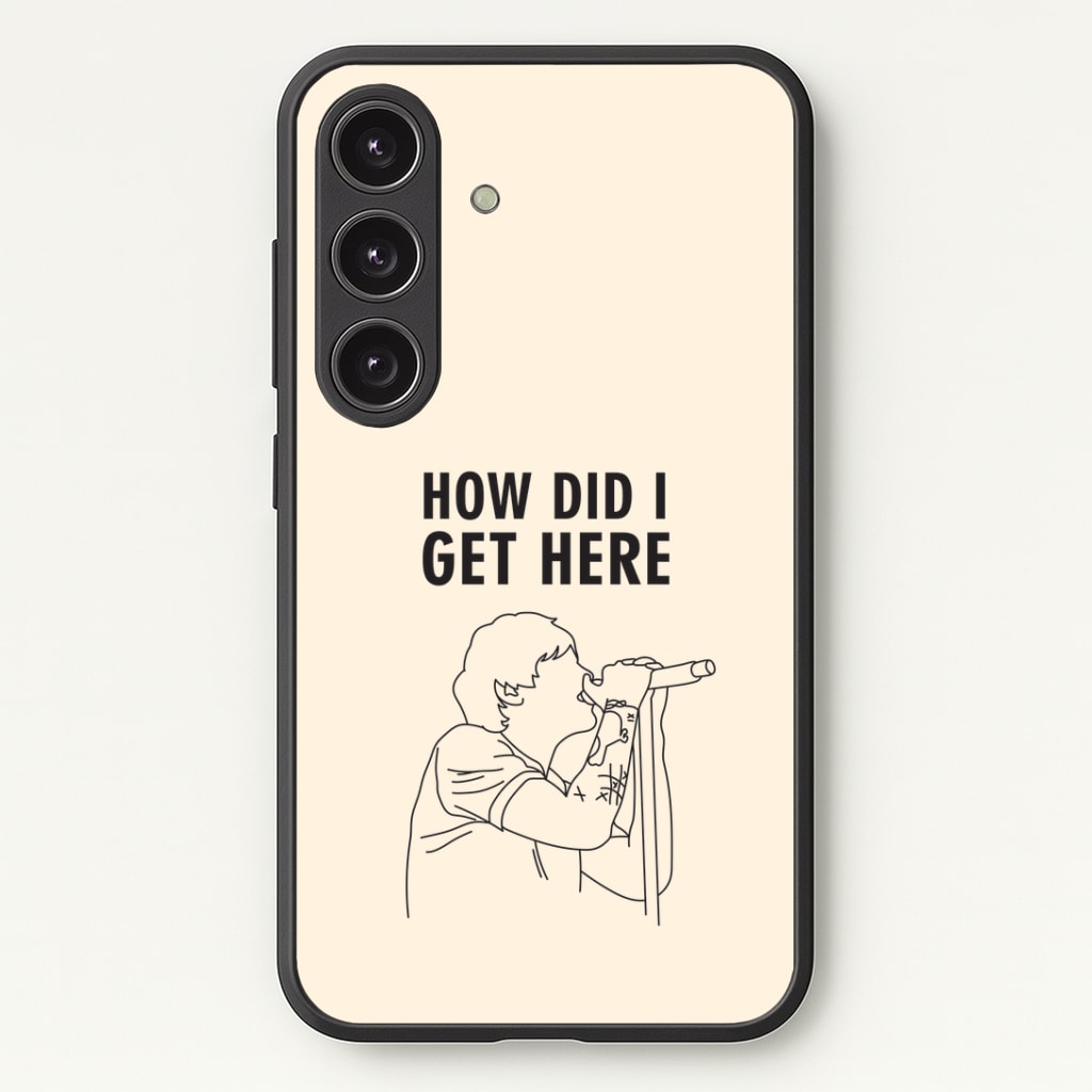How Did I Get Here Outline Phone Case - Galaxy S24 Plus / Standard