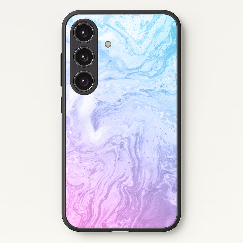 Purple Marble Phone Case - Galaxy S24 Plus / Standard