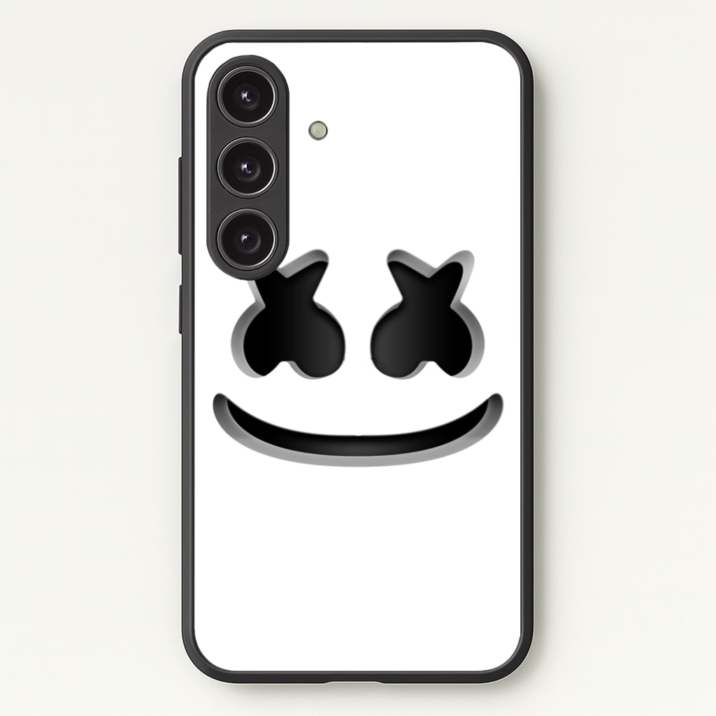 White Helmet DJ Helmet Phone Case - Galaxy S24 Plus / Standard