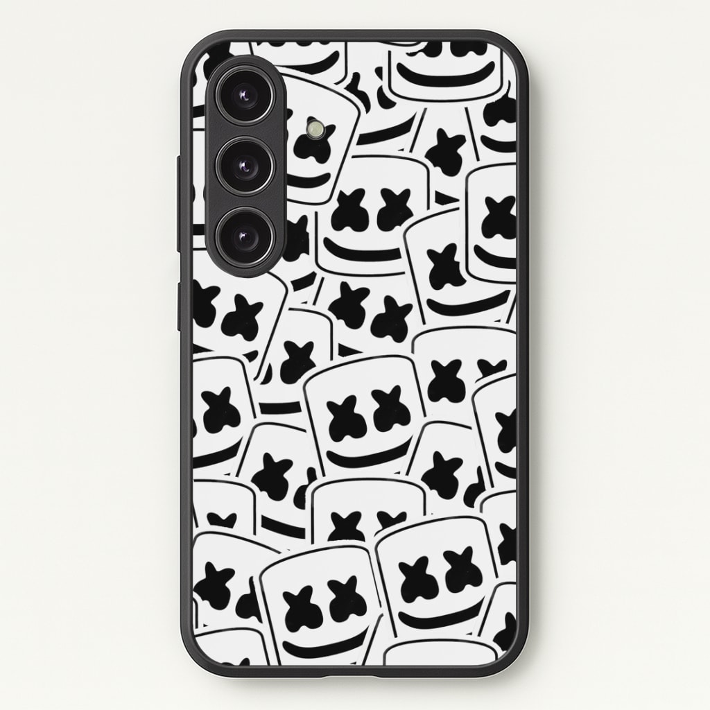 Collage - White Helmet DJ Phone Case - Galaxy S24 Plus / Standard