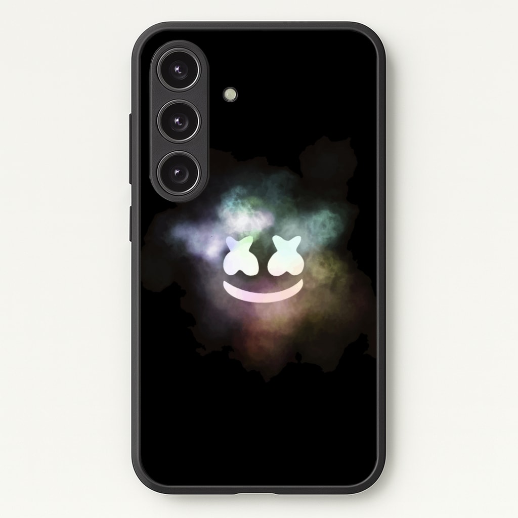 Black White Helmet DJ Smoke Phone Case - Galaxy S24 Plus / Standard