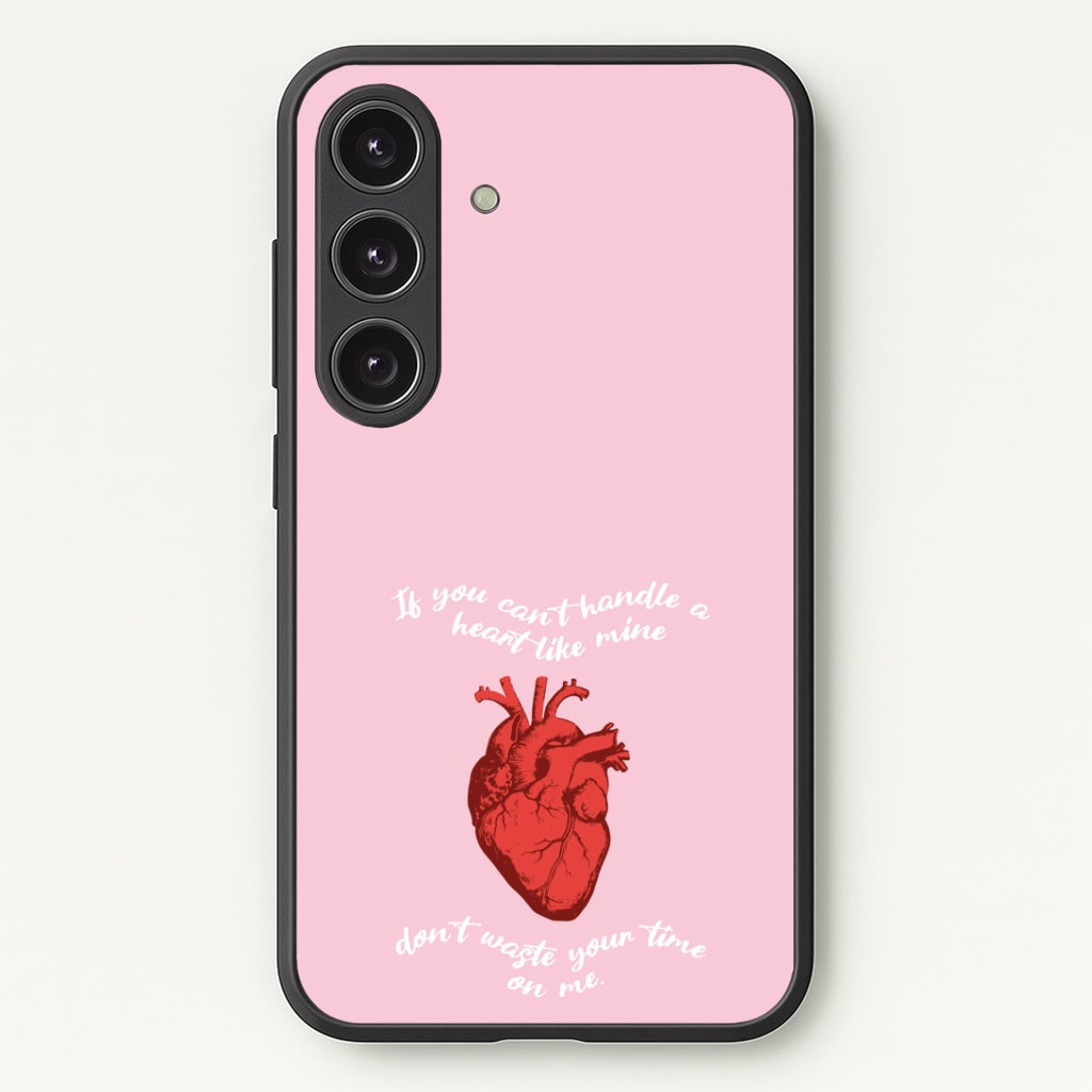 Don't Waste Your Time On Me Phone Case - Galaxy S24 Plus / Standard