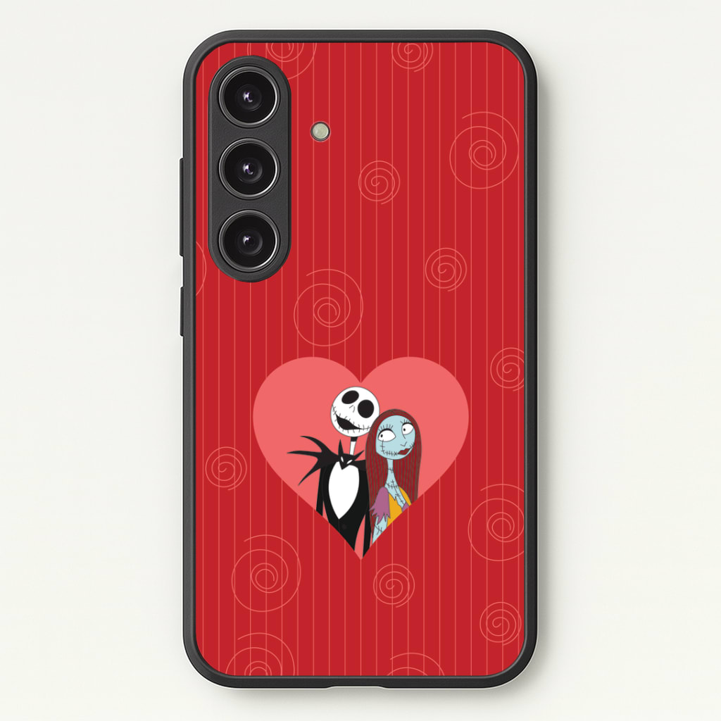 J And S Heart Phone Case - Galaxy S24 Plus / Standard